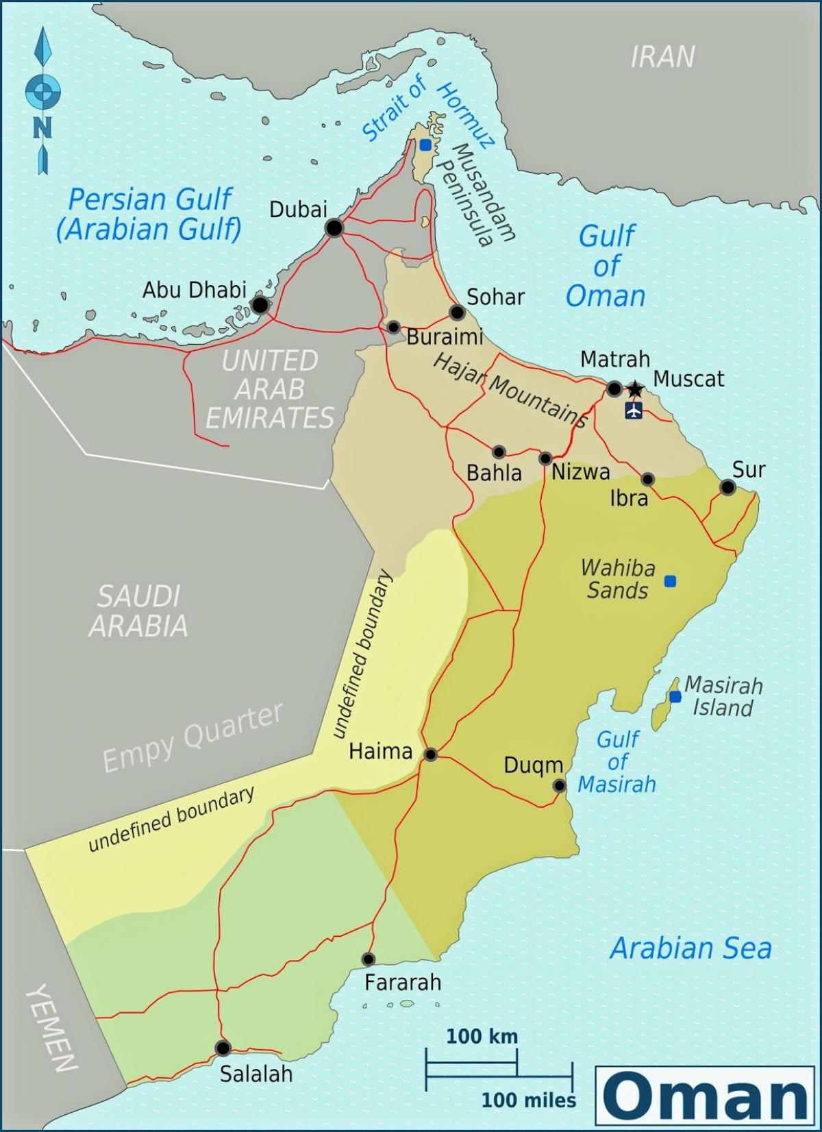 mapa duqm Omán