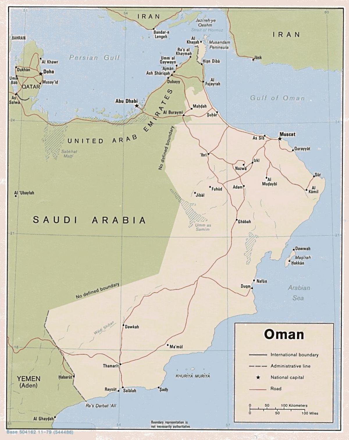 mapa sohar Omán
