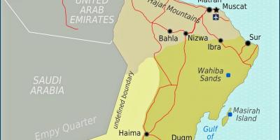 Mapa duqm Omán